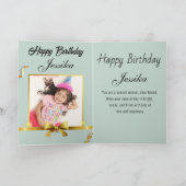 Funny Elephant Happy Birthday Card Karte (Innenseite)