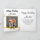 Funny Elephant Happy Birthday Card Karte (Innenseite)