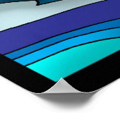 Funny Elephant in Therapieposter Poster (Ecke)