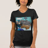 Funny Elephant in Therapy T-Shirt (Vorderseite)
