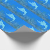 Funny Elephant Killer Whale Crossbreed Geschenkpapier (Ecke)