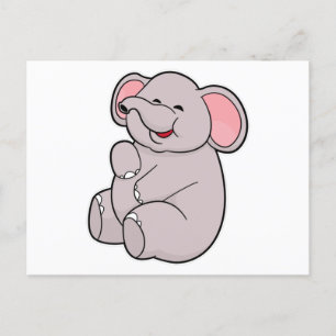 Funny Elephant Postkarte