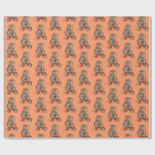 Funny Elephant Rivers Geschenkpapier (Flach)
