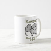 Funny Elephants Kaffeetasse (VorderseiteRechts)