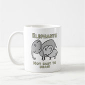 Funny Elephants Kaffeetasse (Links)