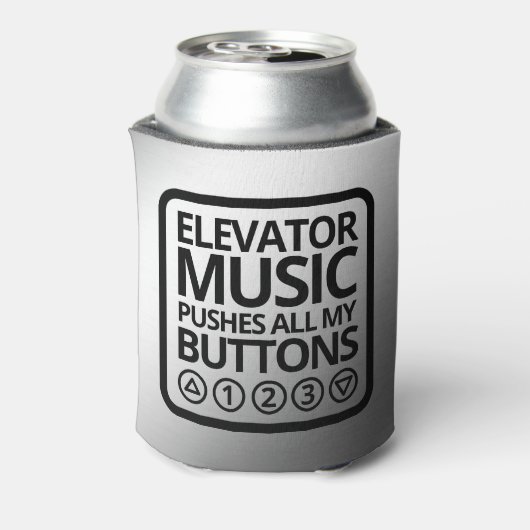Funny Elevator Music drückt alle meine Tasten Dosenkühler (Kanne Rückseite)