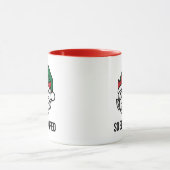 Funny ELF Christmas Morgens Kleine Geschenk Tasse (Zentrum)