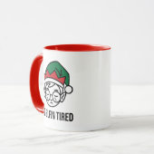 Funny ELF Christmas Morgens Kleine Geschenk Tasse (Vorderseite Links)