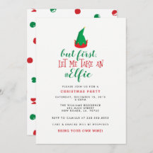Funny Elf Christmas Party