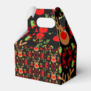 Funny Elf Christmas Wrapping Geschenkschachtel