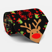 Funny Elf Christmas Wrapping Krawatte (Gerollt)