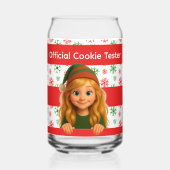 Funny Elf Faces & Legs | North Pole Fun Christmas Dosenglas (Vorderseite)