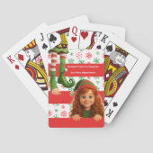 Funny Elf Faces & Legs | North Pole Mischief Spielkarten (Rückseite)
