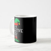 Funny Elf Family Christmas Creative Elf Sweater Me Kaffeetasse (Vorderseite Links)