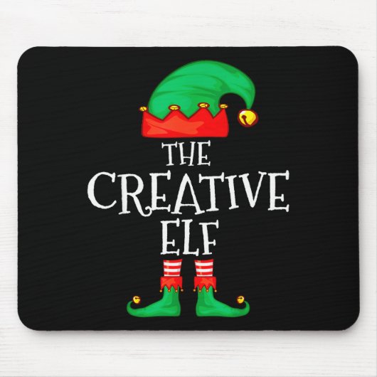 Funny Elf Family Christmas Creative Elf Sweater Me Mousepad (Vorne)