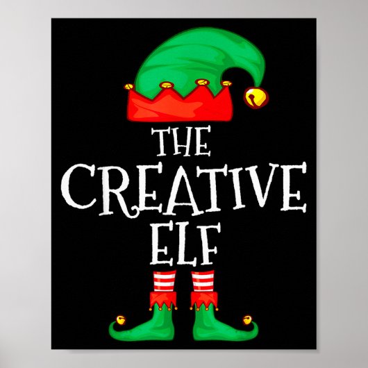 Funny Elf Family Christmas Creative Elf Sweater Me Poster (Vorne)