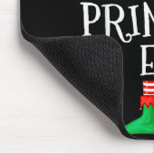 Funny Elf Family Christmas Princess Elf Sweater Me Mousepad (Ecke)