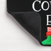 Funny Elf Family Christmas The Coffee Elf Sweater Mousepad (Ecke)