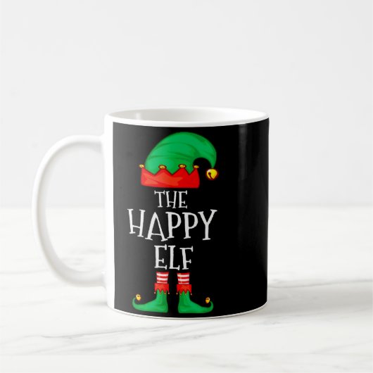 Funny Elf Family Christmas The Happy Elf Sweater M Kaffeetasse (Links)