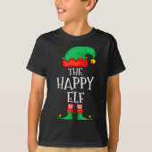 Funny Elf Family Christmas The Happy Elf Sweater M T-Shirt (Vorderseite)