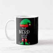 Funny Elf Family Christmas The Nerd Elf Sweater Me Kaffeetasse (Links)