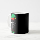 Funny Elf Family Christmas The Sweet Elf Sweater M Kaffeetasse (Vorderseite Links)