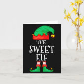 Funny Elf Family Christmas The Sweet Elf Sweater M Karte (Gelbe Blume)