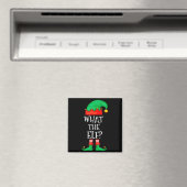 Funny Elf Family Christmas What The Elf Sweater Me Magnet (In Situ (Geschirrspüler))