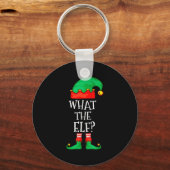 Funny Elf Family Christmas What The Elf Sweater Me Schlüsselanhänger (Vorderseite)