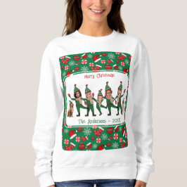 Funny Elf Ihre Familie von 7 hässlichen Weihnachts Sweatshirt