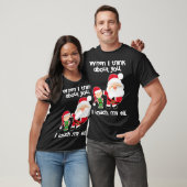 Funny Elf Inappropriate Adult Humor Christmas Gift T-Shirt (Unisex)