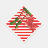 Funny Elf Legs Christmas | North Pole Mischief  Serviette (Ecke)