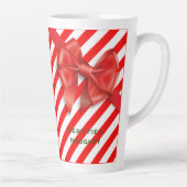 Funny Elf Legs Holiday Card | North Pole Mischief  Milchtasse (Rechts)