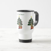 Funny Elf Personalisiert Weihnachtsfeiertag Tasse (VorderseiteRechts)