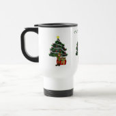 Funny Elf Personalisiert Weihnachtsfeiertag Tasse (Links)