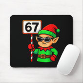 Funny Elf Six Seven 6 7 Meme Christmas Costume 67 Mousepad (Mit Mouse)