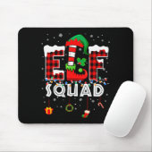 Funny Elf Squad Christmas Family Matching Pajamas  Mousepad (Mit Mouse)