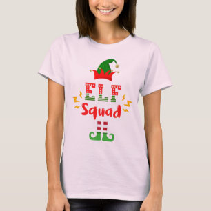 FUNNY ELF SQUAD - CHRISTMAS FUN T - Shirt