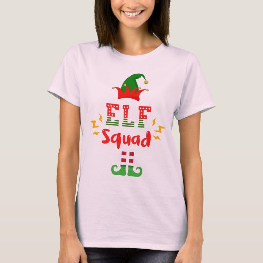 FUNNY ELF SQUAD - CHRISTMAS FUN T - Shirt (Vorderseite)