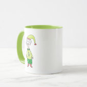 Funny Elf Tasse (Vorderseite Links)