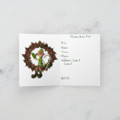 Funny Elf Weihnachtsfeier Einladung (Innenseite)