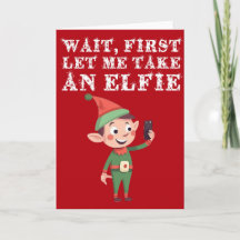 Funny Elf Weihnachtspun Gelassen Ich nehme eine El