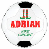 Funny elft Weihnachtsball Sportgeschenk Fußball (Vorderseite)
