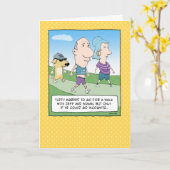 Funny Embarrassed Hund Geburtstag Karte (Gelbe Blume)