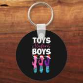 Funny Embarring Toys Before Boys Fun Adult Humour Schlüsselanhänger (Vorderseite)