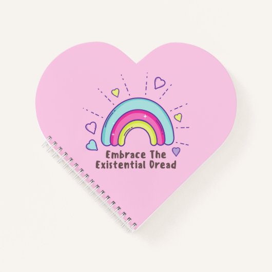 Funny Embrace das vorhandene Dread-Notebook Notizblock (Vorderseite)