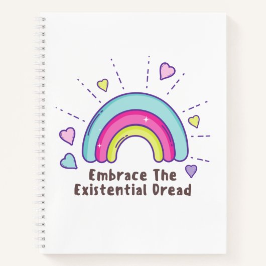 Funny Embrace das vorhandene Dread-Notebook Notizblock (Vorderseite)