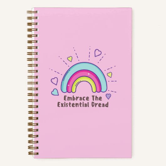 Funny Embrace für die existenzielle Dread Notizblock (Vorderseite)
