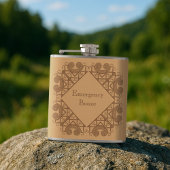 Funny Emergency Boost Fügen Sie Ihren Text keltisc Flachmann