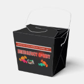 Funny Emergency Candy Construction Theme Geschenkschachtel (Vorderseite)